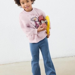 Conjunto legging flare malva - Imagen 1