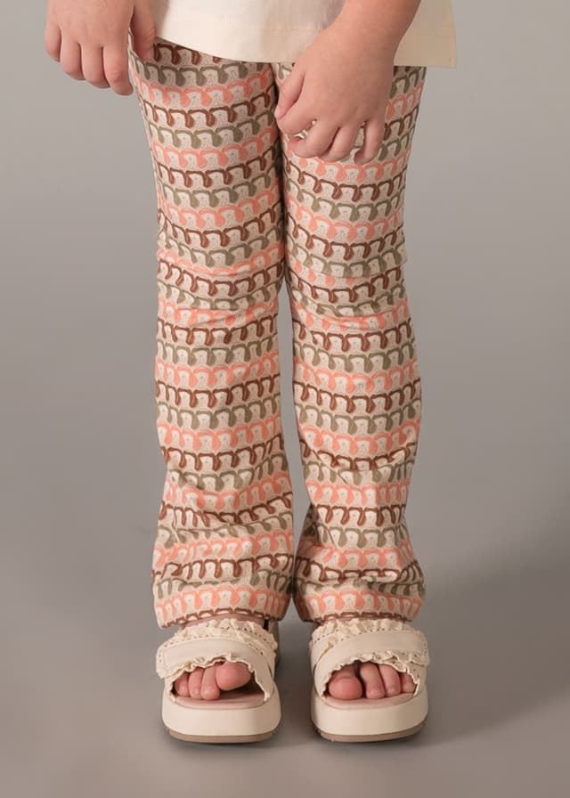 Conjunto legging flaré mandarina - Imagen 3