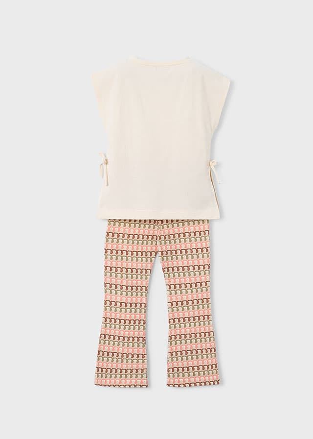 Conjunto legging flaré mandarina - Imagen 5