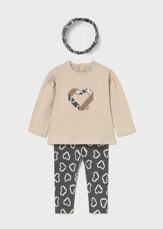 Conjunto legging plomo - Imagen 1