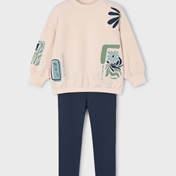 Conjunto legging y sudadera petróleo - Imagen 1