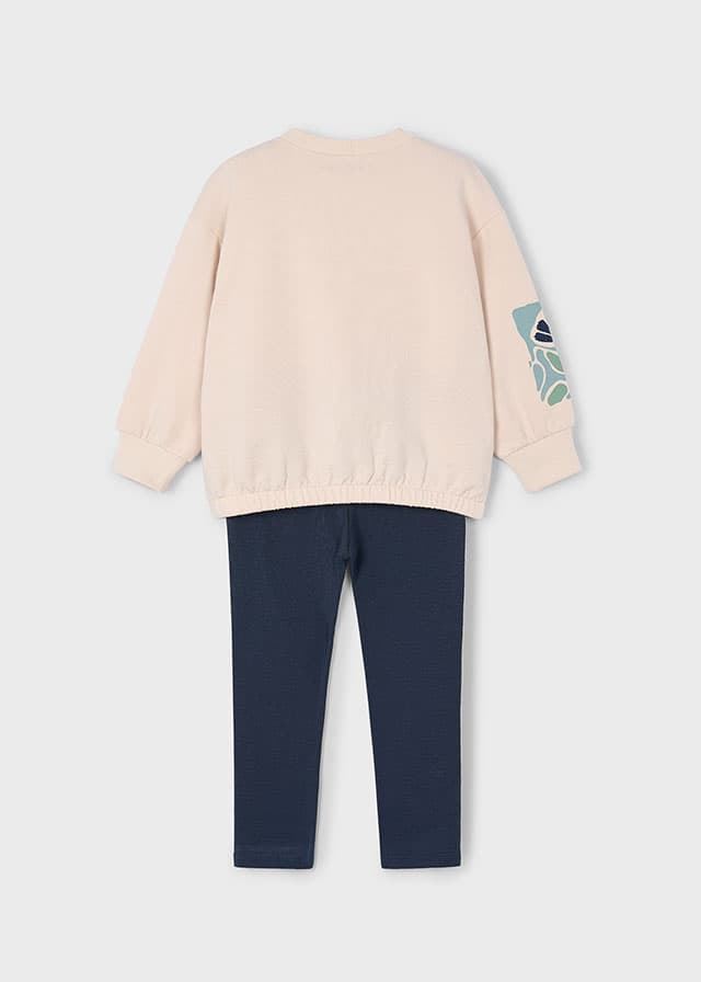 Conjunto legging y sudadera petróleo - Imagen 2