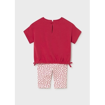 Conjunto leggings estampado rojo - Imagen 2