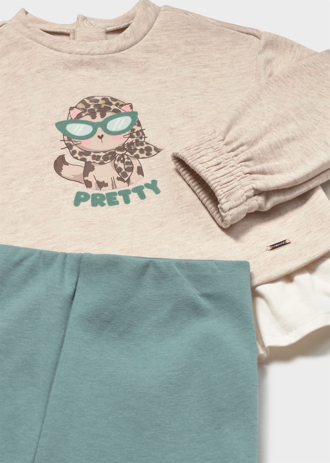 Conjunto leggings flaré lagoon - Imagen 3