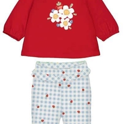 Conjunto leggings rojo - Imagen 1