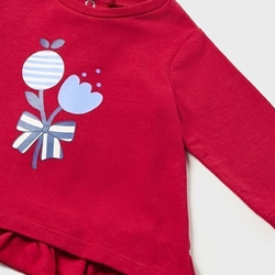 Conjunto manga larga rojo - Imagen 2