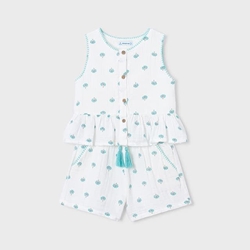 Conjunto pantalón corto crudo - Imagen 1