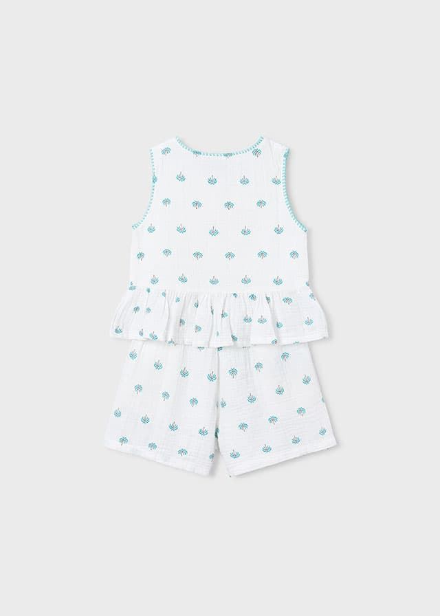 Conjunto pantalón corto crudo - Imagen 2