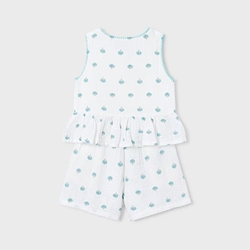 Conjunto pantalón corto crudo - Imagen 2