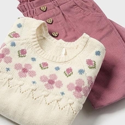 Conjunto pantalón-jersey rosa - Imagen 2