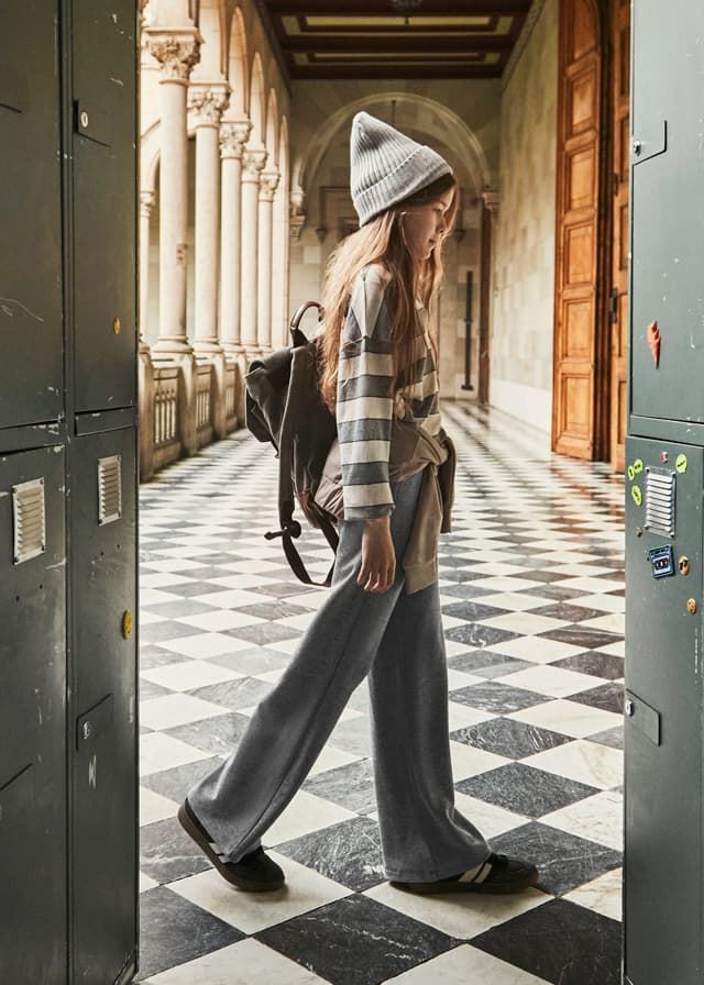 Conjunto pantalón-polo acero - Imagen 1