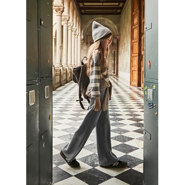 Conjunto pantalón-polo acero - Imagen 1