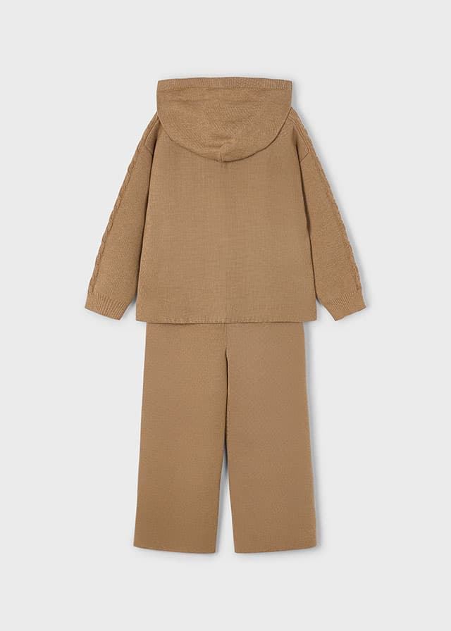Conjunto pantalón tricot camel - Imagen 4