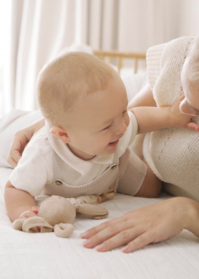 Conjunto peto tricot piedra - Imagen 1