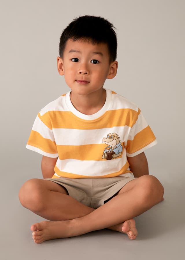 Conjunto punto "good vibes" peach - Imagen 1