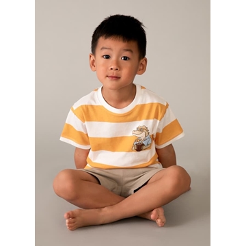 Conjunto punto "good vibes" peach - Imagen 1