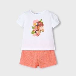 Conjunto short mandarina - Imagen 1