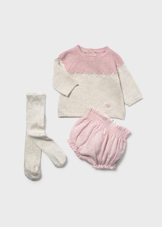 Conjunto short rosa baby - Imagen 1