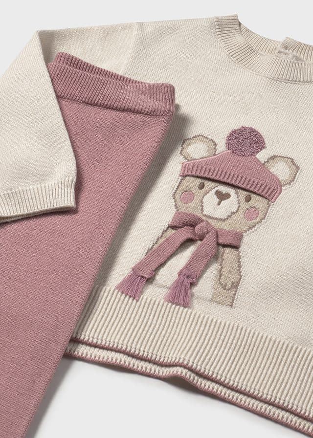 Conjunto tricot orquídea - Imagen 3