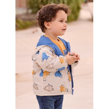 Cortavientos reversible cobalto - Imagen 1