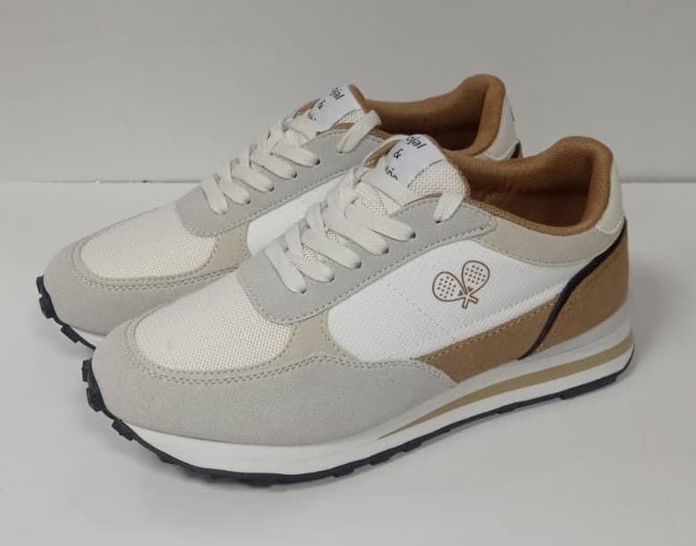 Deportiva blanco-arena - Imagen 1