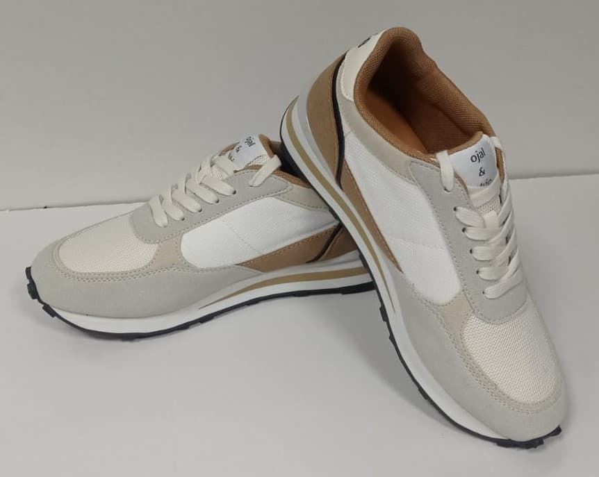 Deportiva blanco-arena - Imagen 2