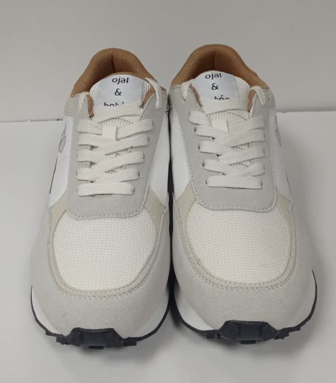 Deportiva blanco-arena - Imagen 3