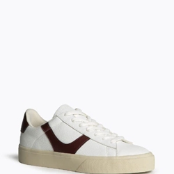 Deportiva blanco-burdeos - Imagen 1