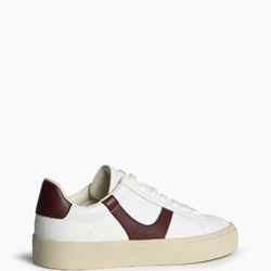 Deportiva blanco-burdeos - Imagen 2