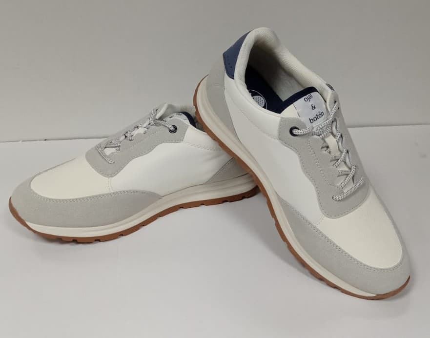 Deportiva blanco-índigo - Imagen 3