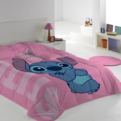 Edredón confort LILO Y STITCH FLOWERS - Imagen 1