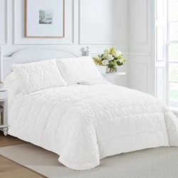 Edredón jacquard LIREN BLANCO - Imagen 1