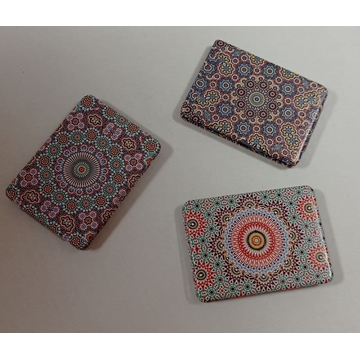 ESPEJO DE BOLSILLO CON DISEÑO DE MANDALA - Imagen 2