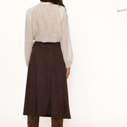 Falda Ivana chocolate - Imagen 2