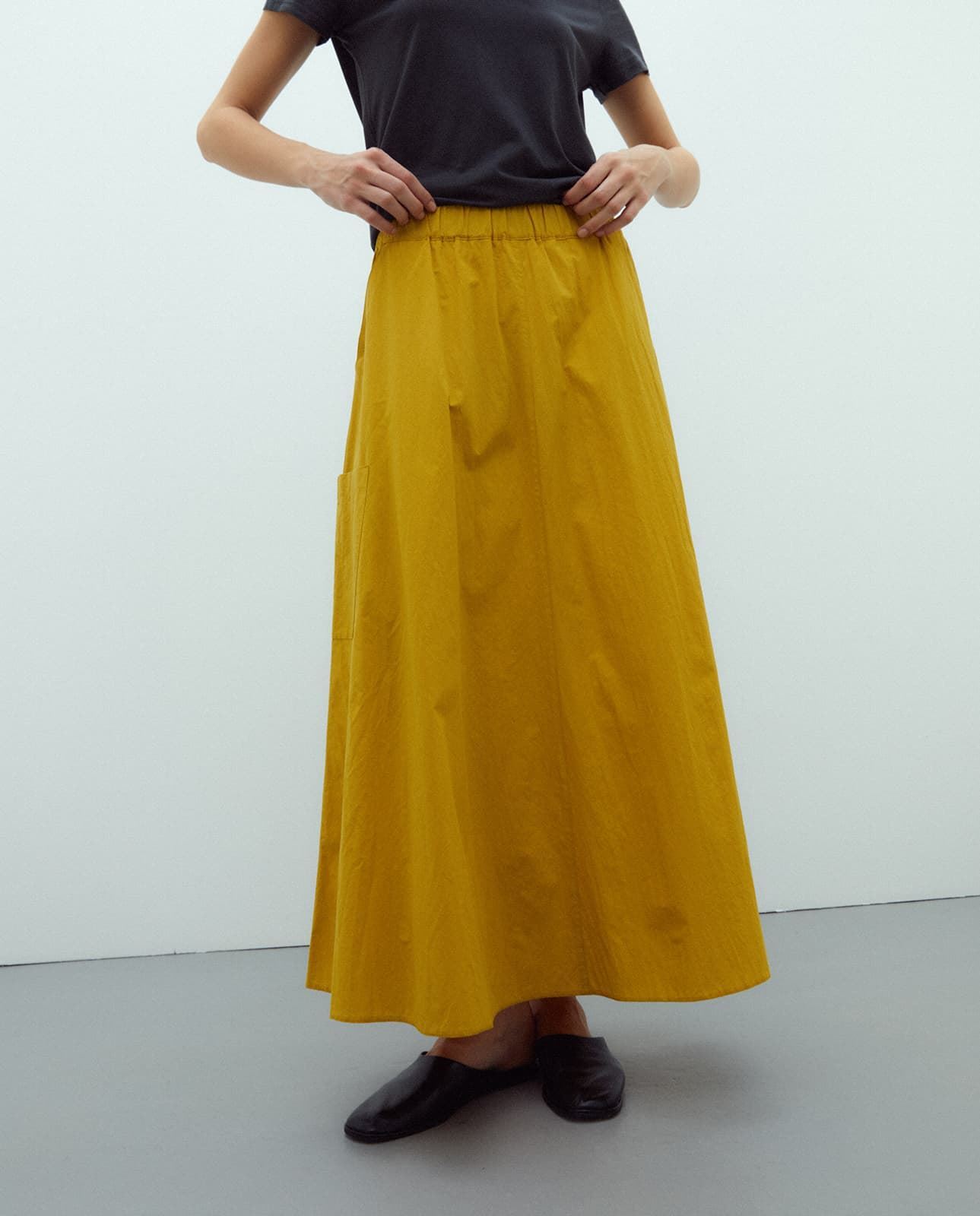 Falda mostaza - Imagen 1