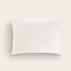 Funda de almohada seda de bambú blanca - Imagen 2
