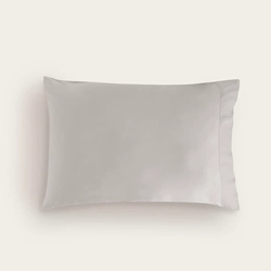 Funda de almohada seda de bambú gris - Imagen 2