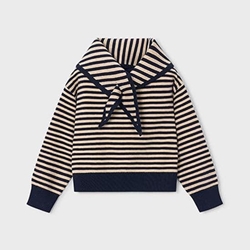 Jersey con pañuelo marino - Imagen 1