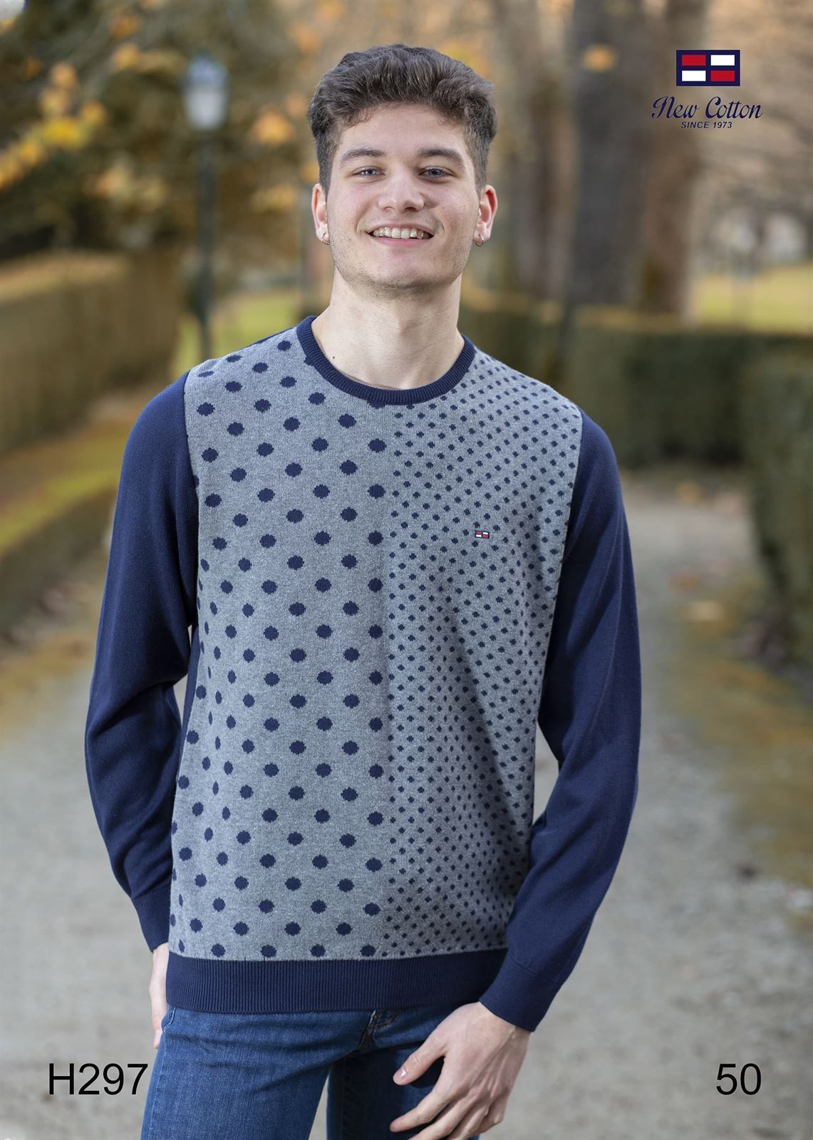 Jersey gris/marino Palio - Imagen 1