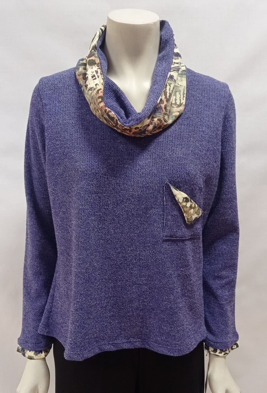 Jersey morado Dalia. - Imagen 1