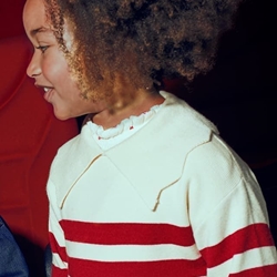 Jersey rayas cuello almendra - Imagen 2