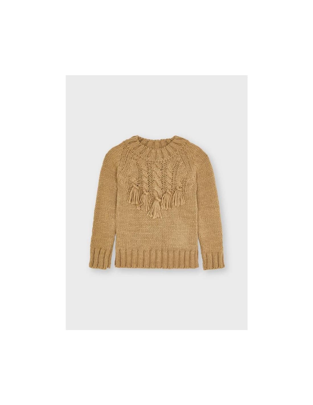 Jersey trenzas avellana - Imagen 2