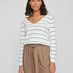 Jersey vichao blanco-azul - Imagen 1