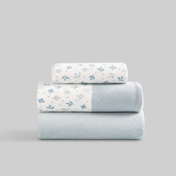 Juego cama CORALINA Aguamarina ADEMIA (DON ALGODON) - Imagen 1