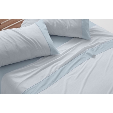 Juego de sábanas azul medio - Imagen 1