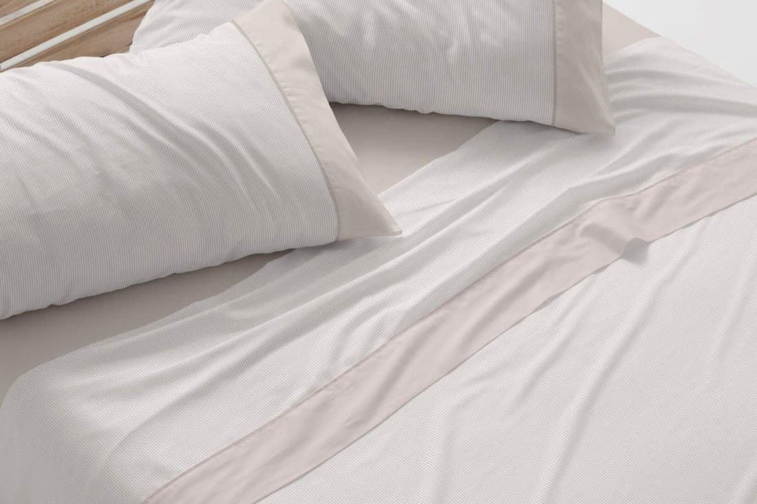 Juego de sábanas beige - Imagen 1