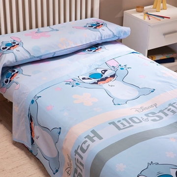 Juego de sábanas STITCH AZUL - Imagen 1