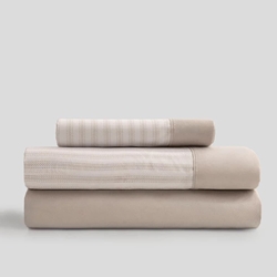 Juego sábanas Nesali beige - Imagen 1