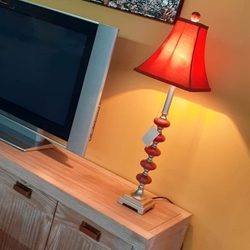 Lámpara sobremesa salón  naranja - Imagen 1