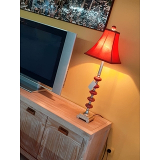 Lámpara sobremesa salón  naranja - Imagen 1